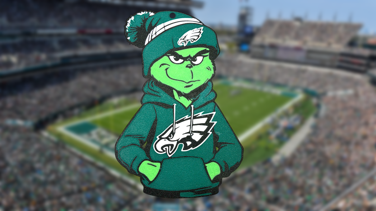 Philadelphia Eagles Grinch Ornament
