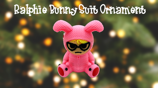 A Christmas Story Knit Ralphie Bunny Suit Christmas Ornament 3D Printed