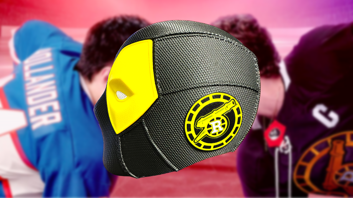 Heated Rivalry Ilya Rozanov x Deadpool 3D Printed Helmet/Mask with Display Stand