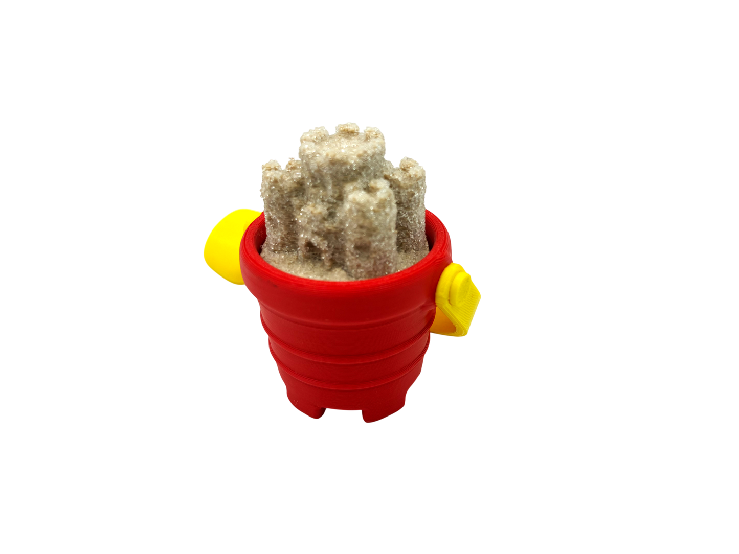 Sandcastle Bucket Fidget Clicker keychain