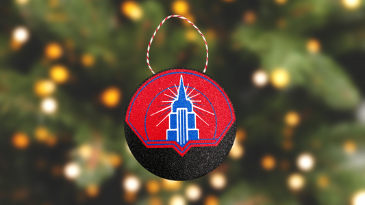 Heated Rivalry Inspired New York Admirals Hockey Puck Ornament