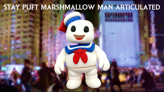 Ghostbusters Stay Puft Marshmallow Man Articulated
