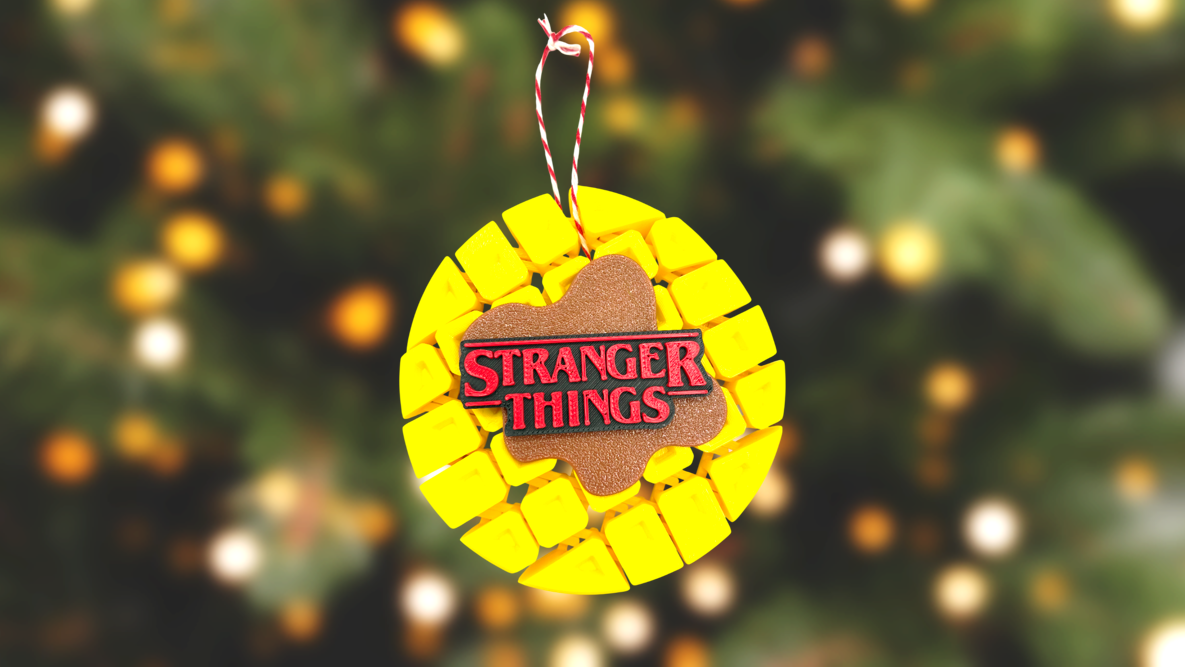 Stranger Things Eggo Waffle Ornament