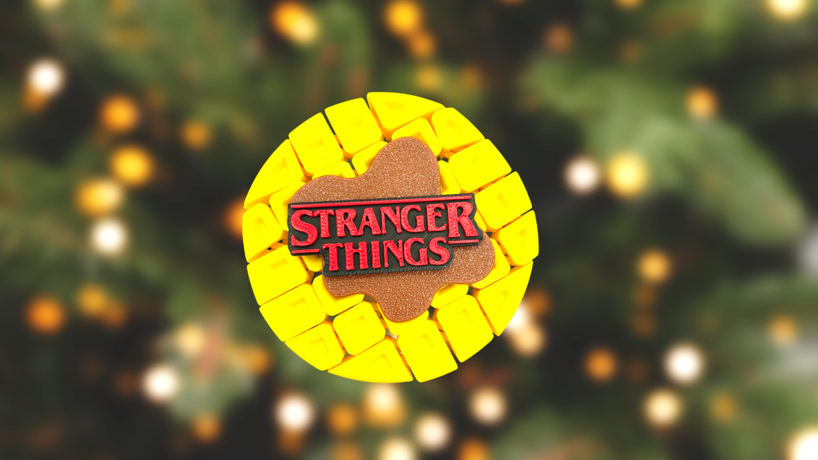 Stranger Things Eggo Waffle Ornament