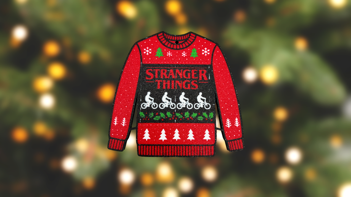 Stranger Things Christmas Sweater Ornament