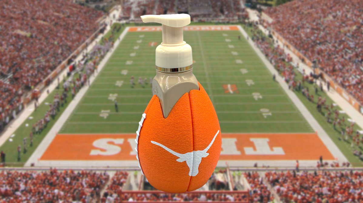 Texas Longhorns Football Soap Holder