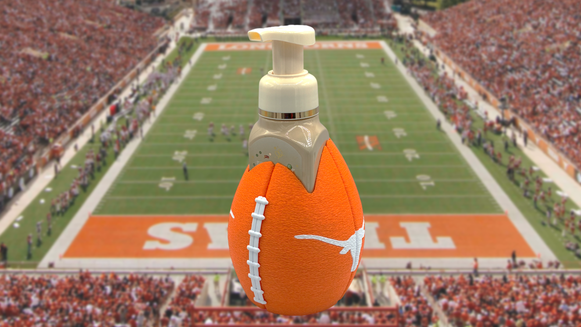 Texas Longhorns Football Soap Holder