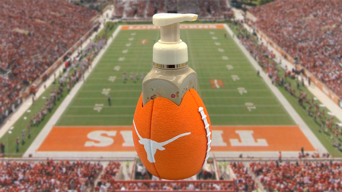 Texas Longhorns Football Soap Holder