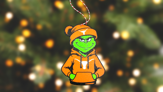 Texas Longhorns Grinch Ornament