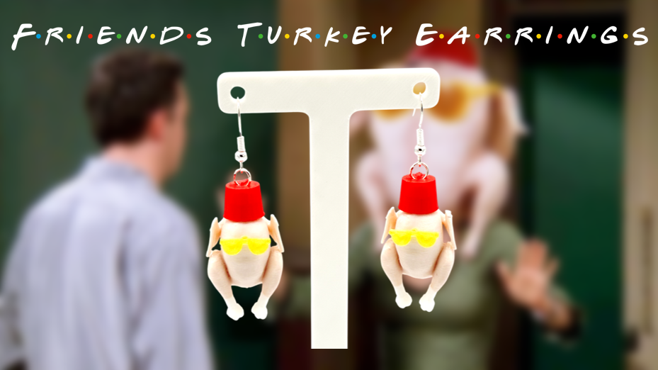Friends Turkey Dangle Drop Earrings