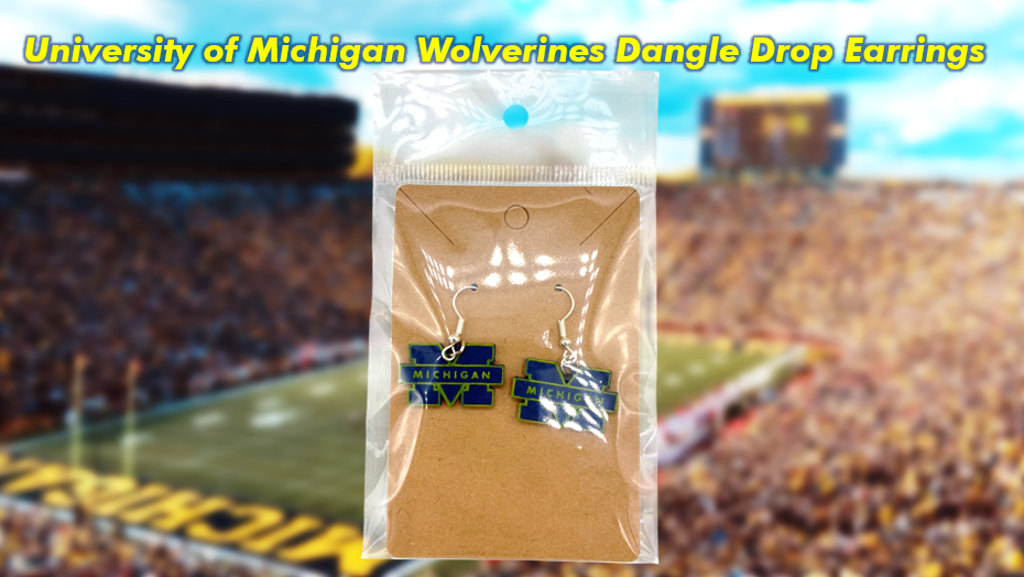 University of Michigan Earrings