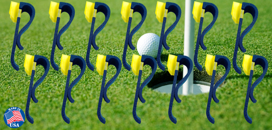 University of Michigan 14 PC Golf Club Organizer Clip Bag Holder 3D Printed