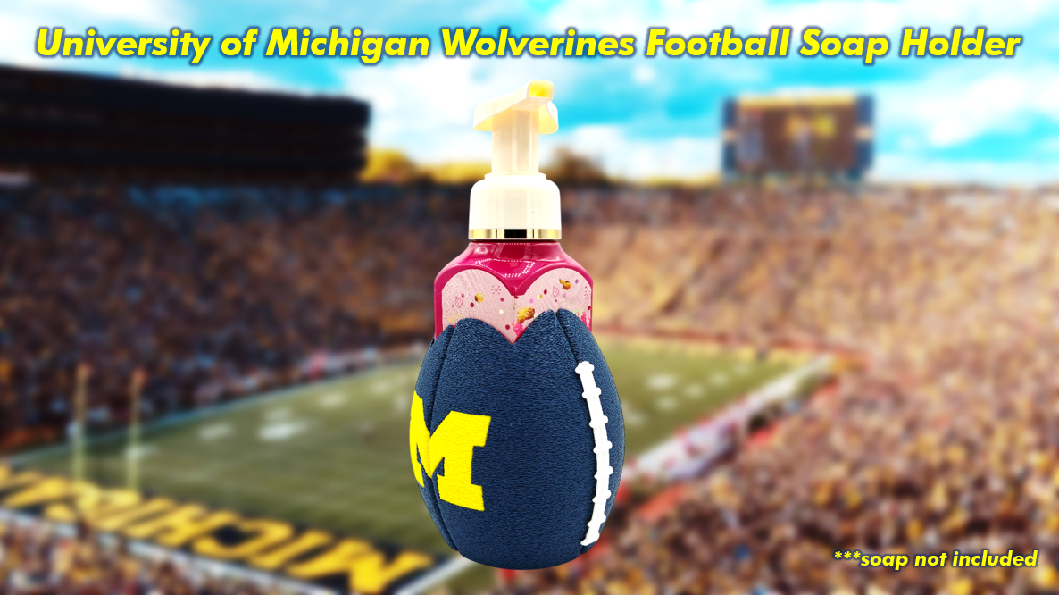 Michigan Football Soap Holder