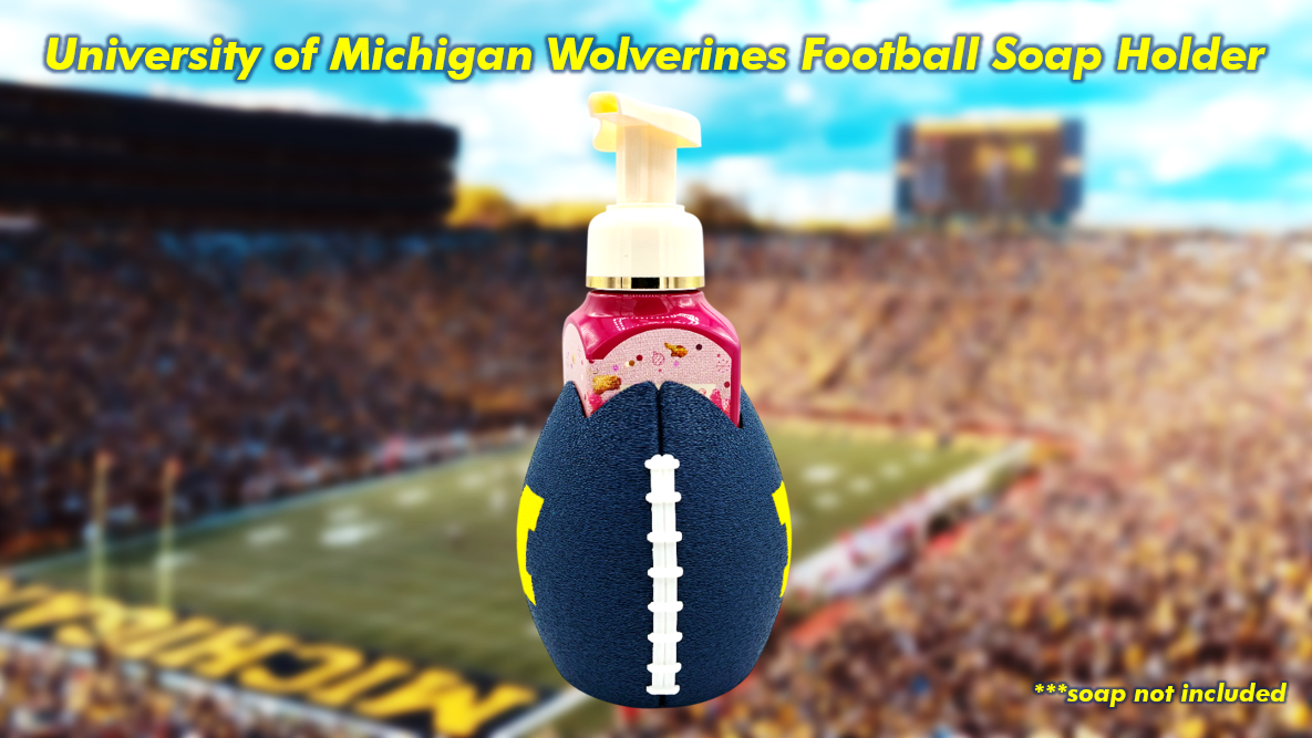 Michigan Football Soap Holder