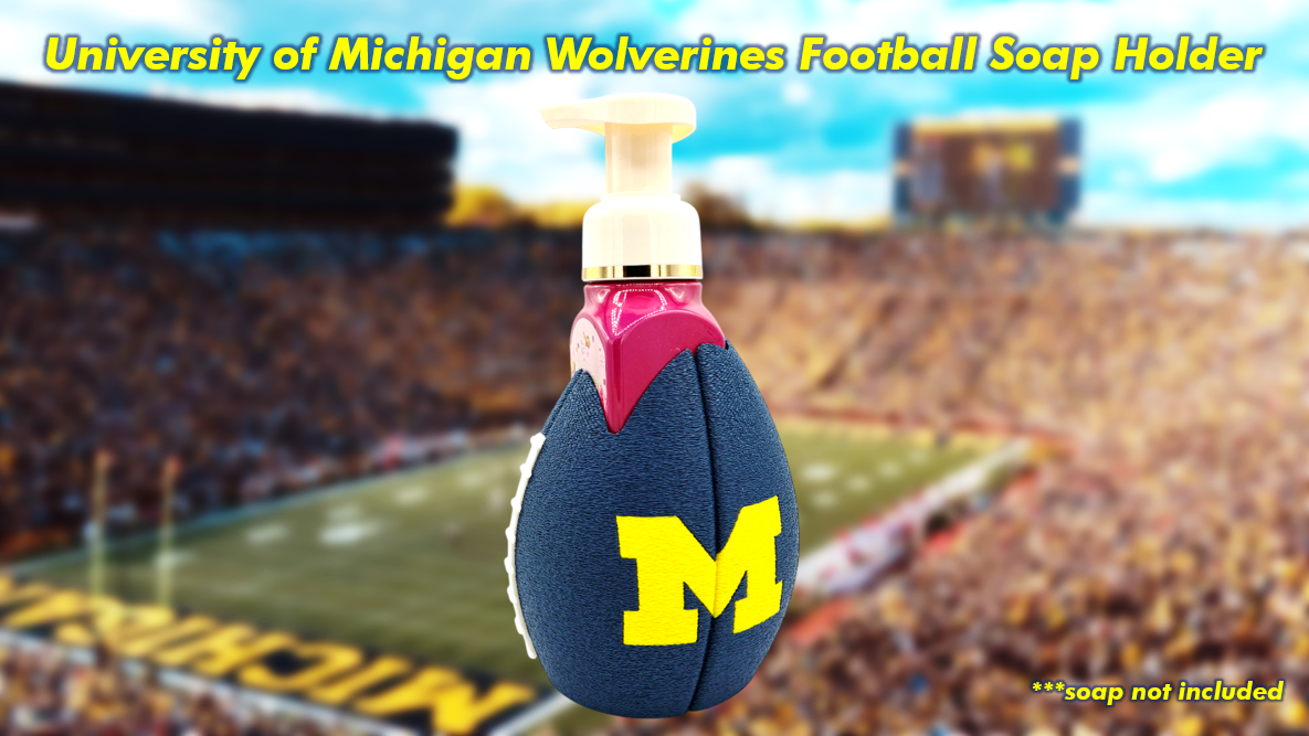 Michigan Football Soap Holder