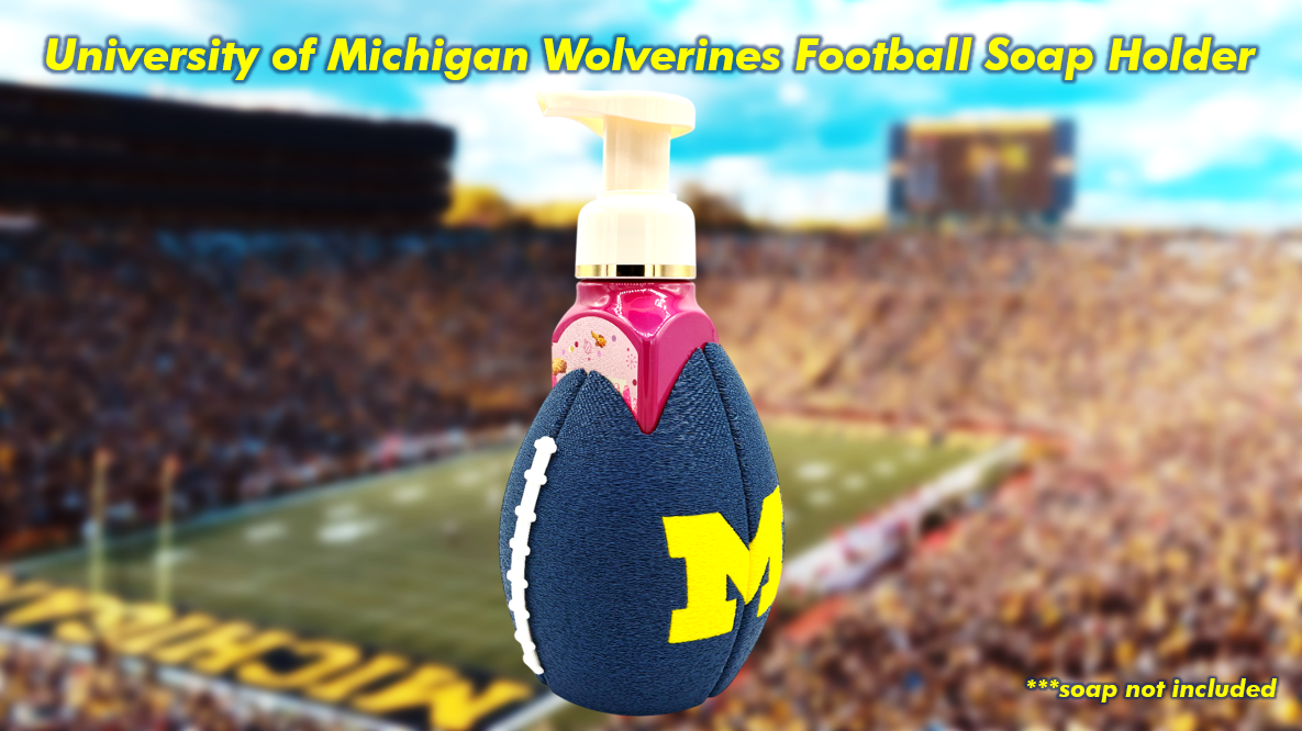 Michigan Football Soap Holder