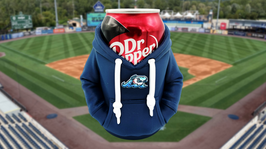 West Michigan Whitecaps Hoodie-Style Can Holder Koozie / Pencil Cup