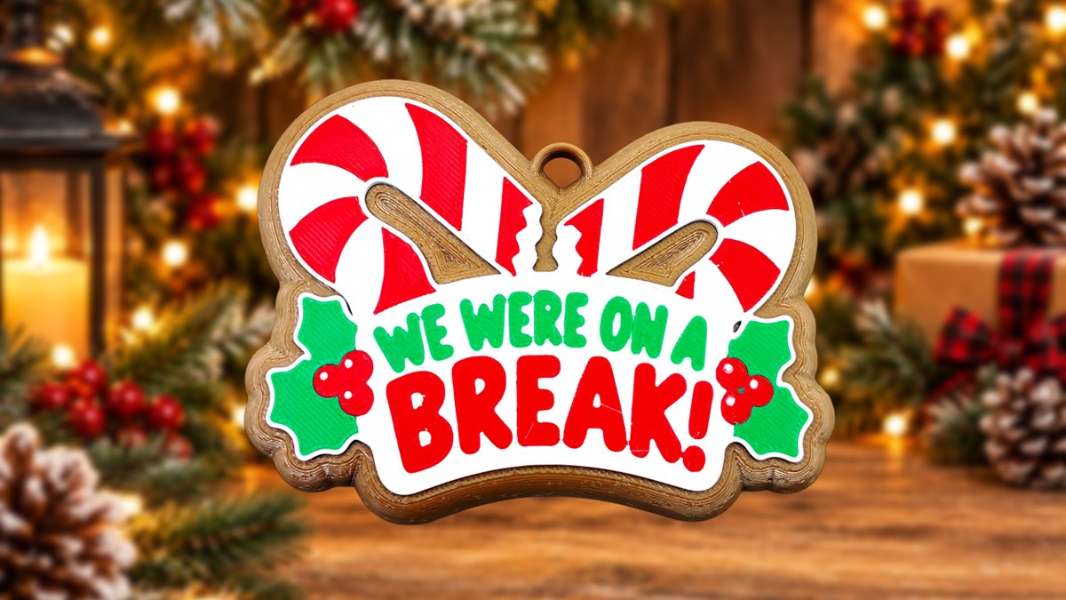 "We Were on a Break!" Friends Christmas Cookie Ornament